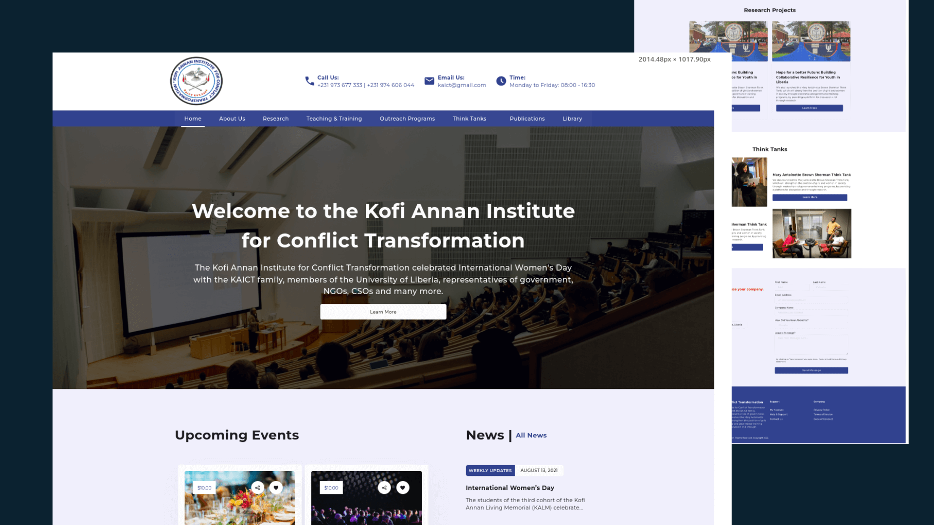 Kofi Annan Institute website