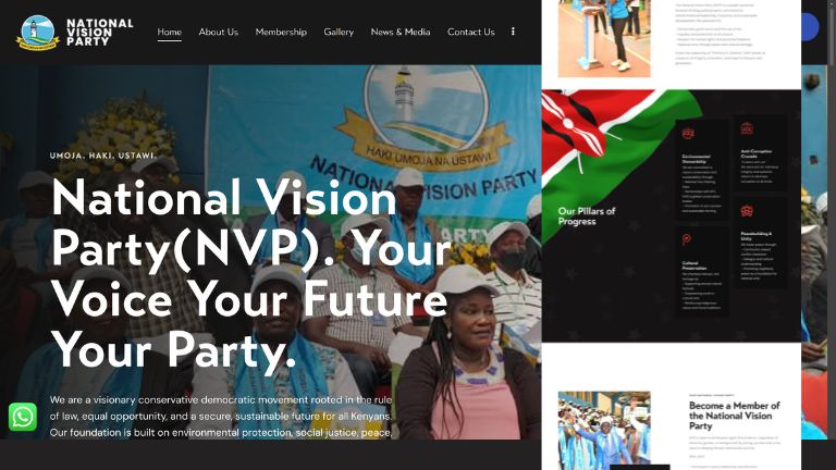 National Vision political party website